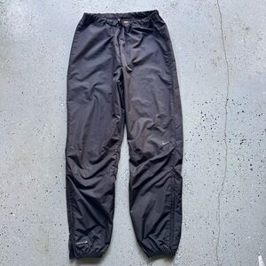Nike ACG Mens Medium Black Vintage 90s Track Snow Pants Drawstring Buckle